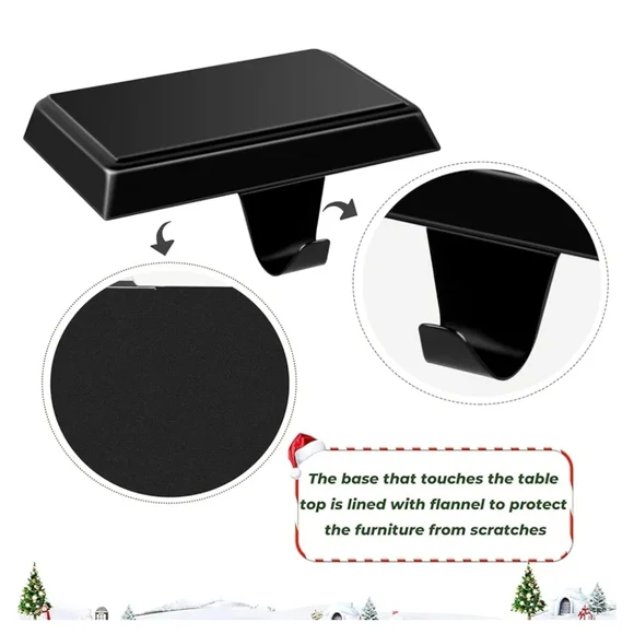 2pk Brushed Bronze Metal Shelves/ Mantel Hangers - Picture 6 of 8